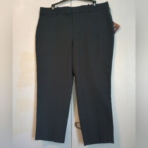 Ava & Viv Women's Size 20W Mid-Rise Comfort Waist Fitted Hip & Thigh Black pants